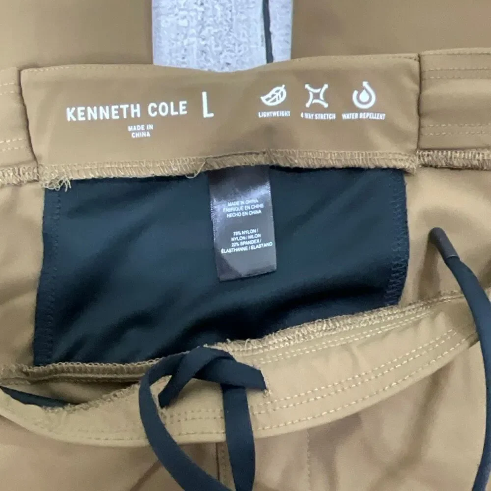 KENNETH COLE Tan Jogger Pants